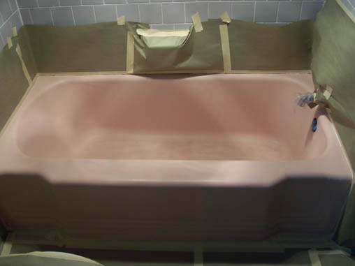 09 Pink tub before